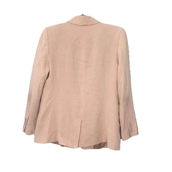 Sezane 2 Piece Pantsuit Women’s 40 Jacket Pants Blush Pink Crepe - Picture 3 of 16